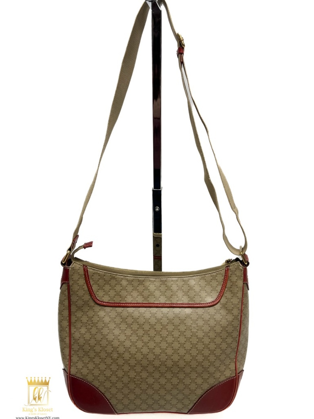 Celine macadam adjustable strap crossbody